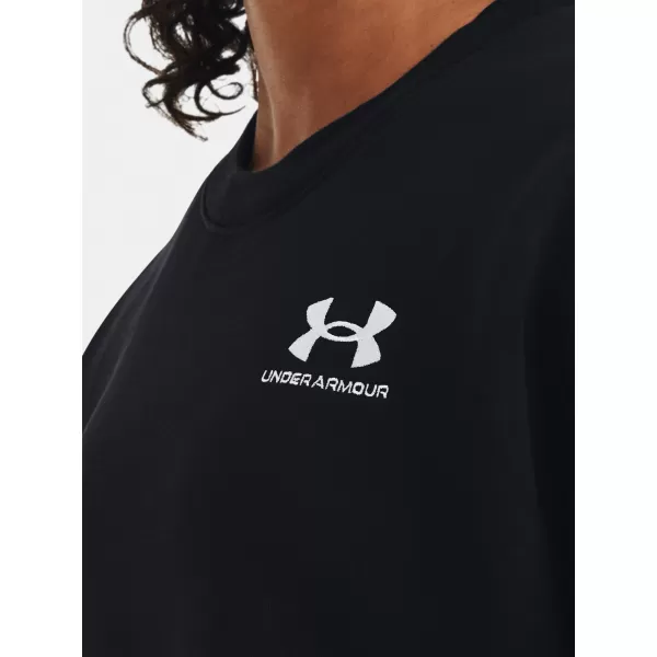  Hanorac de dama UNDER ARMOUR ESSENTIAL FLC OS CREW 1379475-001 NEGRU 
