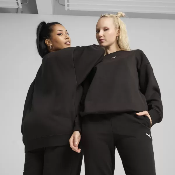  Panoul pentru doamne PUMA ESS OVERSIZED CREW FL 68540001 PUMA NEGRU 