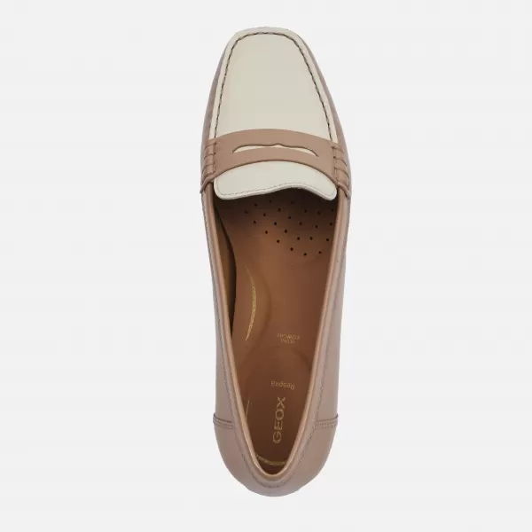  Mocasini de dama GEOX ANNYTAH MOC G000632 MARO DESCHIS 