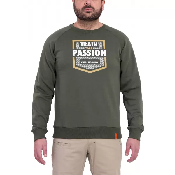  Hanorac PENTAGON HAWK SWEATER K09019-TP06 VERDE CAMO 