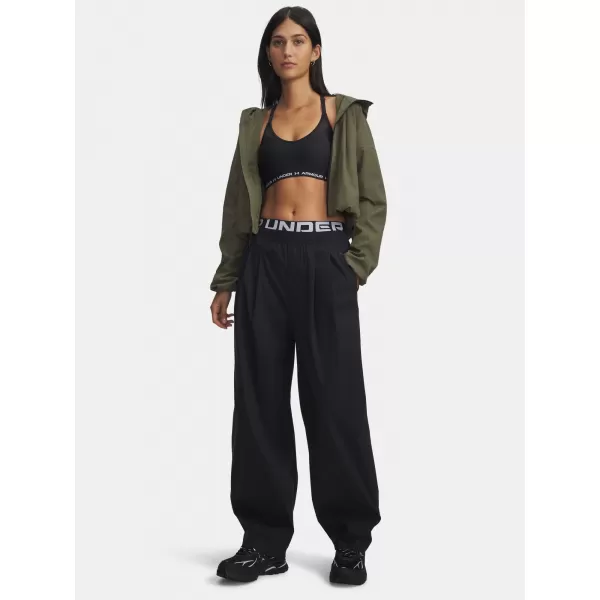  Pantaloni sport de damă UNDER ARMOUR UA UNSTOPPABLE WVN PLEAT PT 6007027-001 NEGRU 