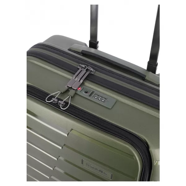  Valiză TRAVELITE AIR BASE 4W S FRONT POCKET MĂSLINE 
