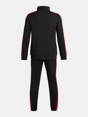 Trusa pentru baieti UNDER ARMOUR UA RIVAL KNIT TRACK SUIT 1363290-006 NEGRU