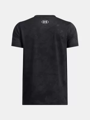 Tricou băieți UNDER ARMOUR UA TECH VENT JCQRD SS 1390019-001 NEGRU