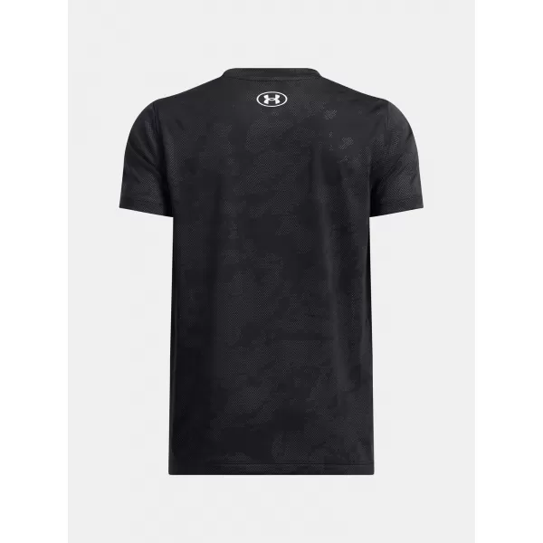  Tricou băieți UNDER ARMOUR UA TECH VENT JCQRD SS 1390019-001 NEGRU 