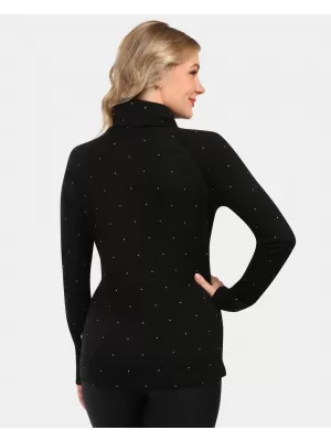Tricou termic de damă KILPI JANNU-W ZL0501KI NEGRU
