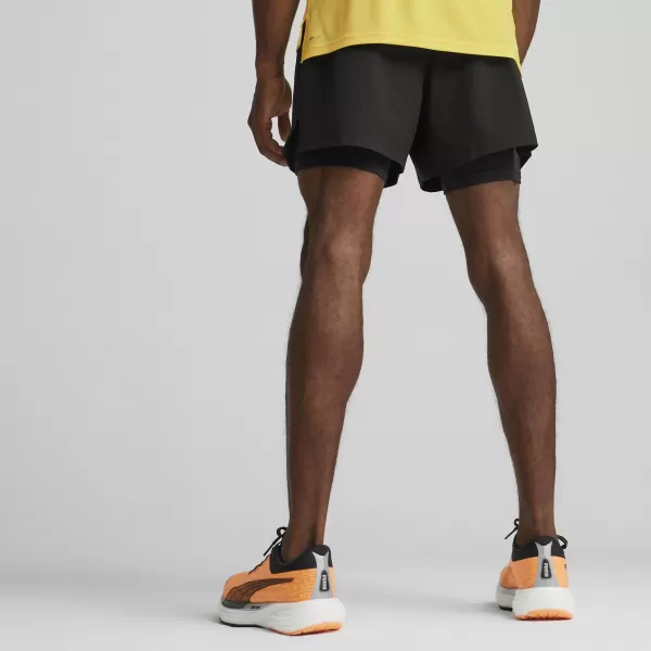  Pantaloni scurţi PUMA RUN VELCTY ULTRWVE 2IN1 SHRT 52499401 PUMA NEGRU 