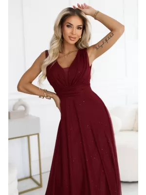 Rochie NUMOCO 637-1 BURGUNDIA