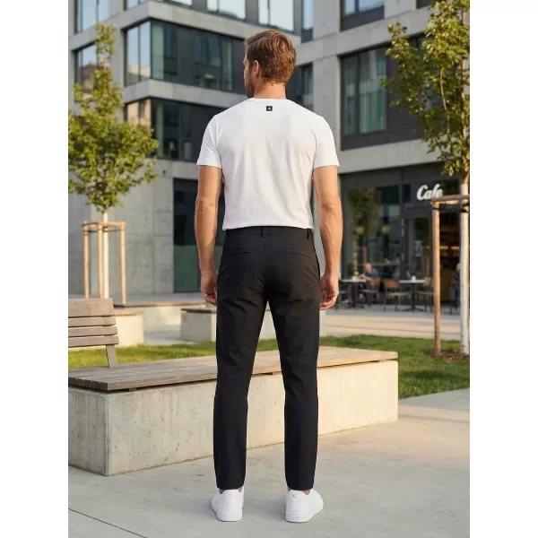  Pantaloni pentru bărbați ALTISPORT ATS TROUSER SLIM-FIT NEGRU 