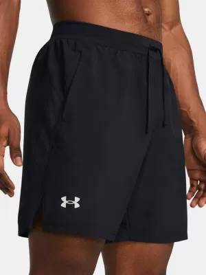 Pantaloni scurți pentru bărbați UNDER ARMOUR UA LAUNCH 7'' UNLINED SHORTS 1382622-001 NEGRU