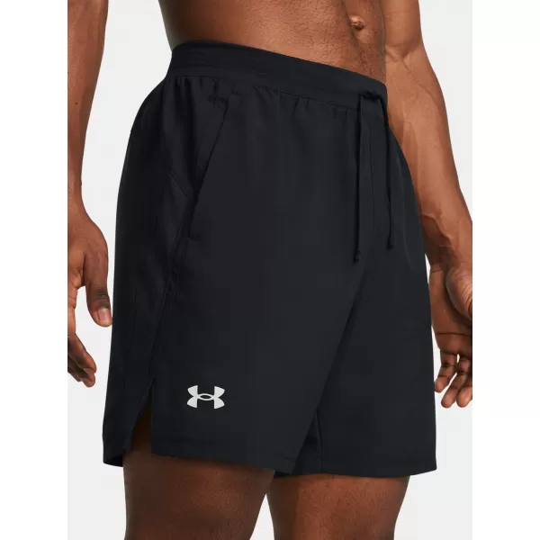  Pantaloni scurți pentru bărbați UNDER ARMOUR UA LAUNCH 7'' UNLINED SHORTS 1382622-001 NEGRU 