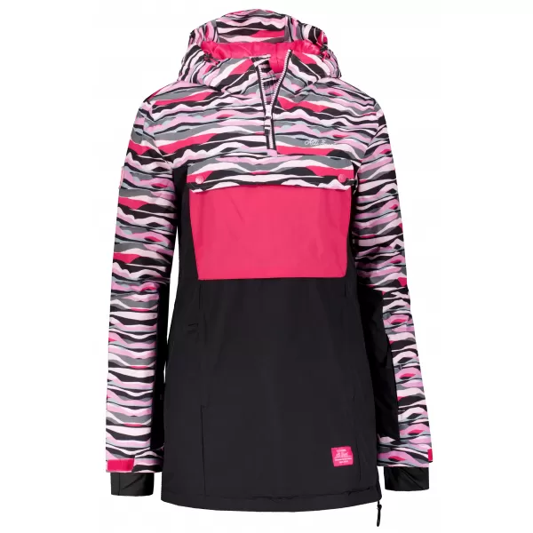  Geaca de iarna dama ALTISPORT GANICE NEGRU/ROZ 