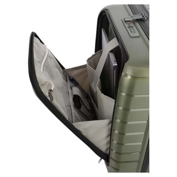  Valiză TRAVELITE AIR BASE 4W S FRONT POCKET MĂSLINE 