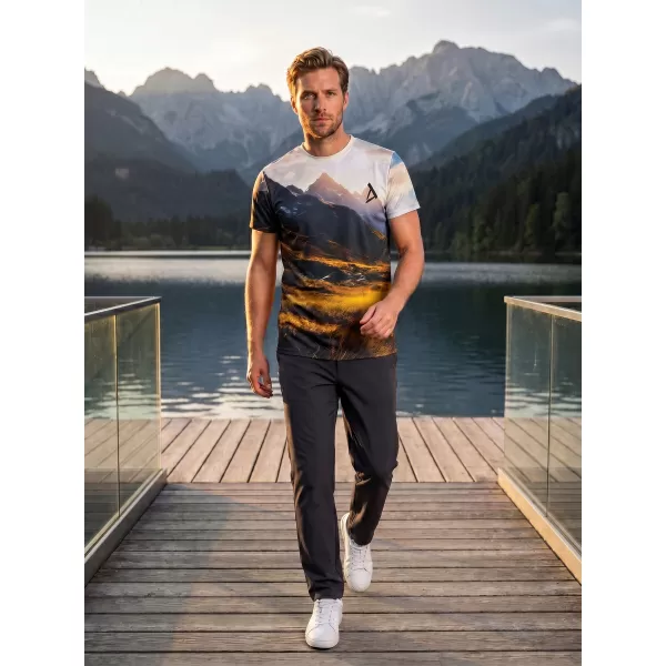  Cămașă de agrement pentru bărbați premium ALTISPORT VOJ/ALM116TR06 MUNTI CU CAMP 