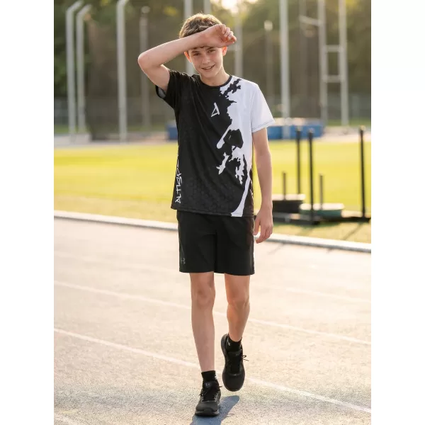  Premium funcțional pentru copii ALTISPORT VOJ/ALM112TR01 ALB-NEGRU 