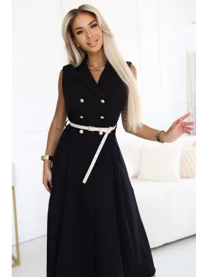 Rochie NUMOCO 596-3 NEGRU