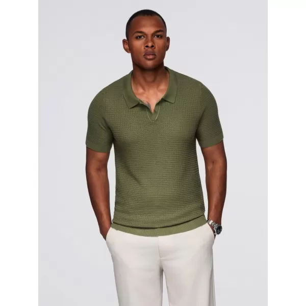  Tricou pentru bărbați OMBRE OM-POSS-0157 MĂSLIN 