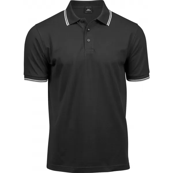  Tricou pentru bărbați TEE JAYS | TJ 1407 NEGRU/ALB 