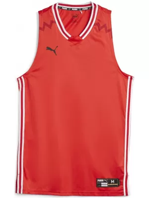 Jersey pentru bărbați PUMA HOOPS TEAM GAME JERSEY 67662804 PUMA RED