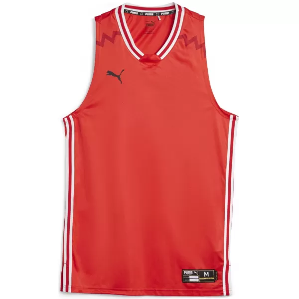  Jersey pentru bărbați PUMA HOOPS TEAM GAME JERSEY 67662804 PUMA RED 
