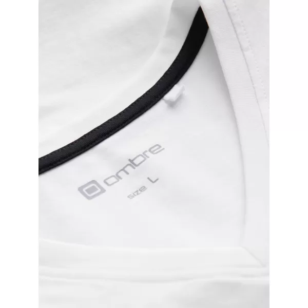  Cămașă pentru bărbați OMBRE Z100 ALB/ALB/ALB 