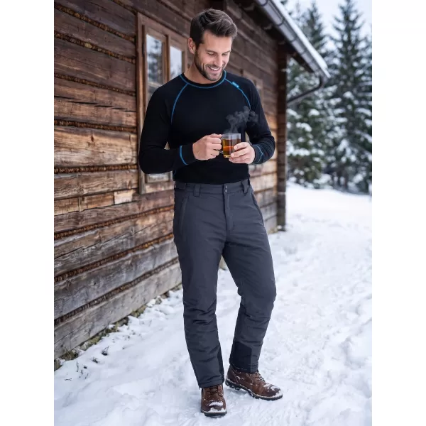  Set termic pentru bărbați ALTISPORT GAIN NEGRU/ALBASTRU 