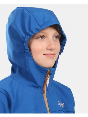 Jachetă softshell pentru copii KILPI RAVIA-J ZJ0115KI ALBASTRU ÎNCHIS