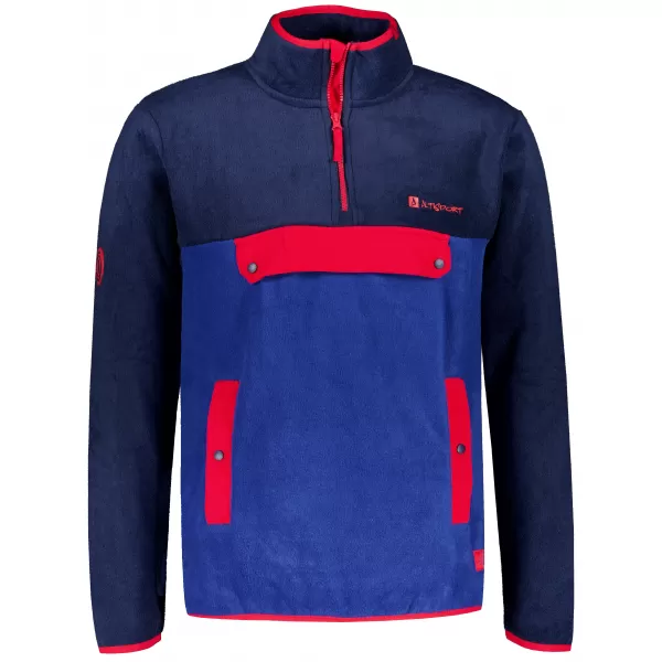  Hanorac pentru bărbați din fleece ALTISPORT GARM ALBASTRU 