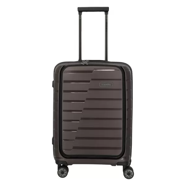  Valiză TRAVELITE AIR BASE 4W S FRONT POCKET CAFEA 