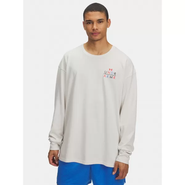  Tricou pentru bărbați UNDER ARMOUR UA HWT MODERN SPORT OS LS 6004885-110 ALB 