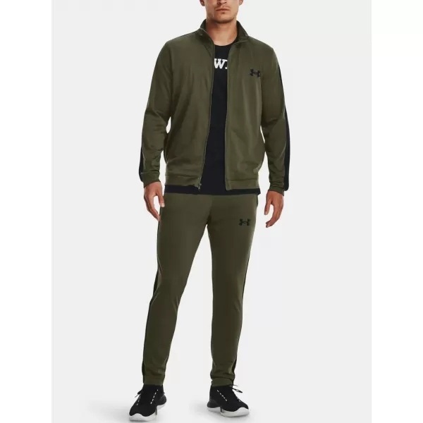  Set pentru bărbați UNDER ARMOUR UA KNIT TRACK SUIT 1357139-390 VERDE 