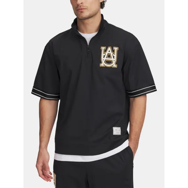  Tricou pentru bărbați UNDER ARMOUR COURTSIDE SHIRT 1390122-001 NEGRU 