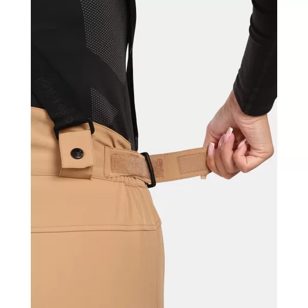 Pantaloni de schi pentru femei KILPI DIONE-W ZL0408KI BEJ 