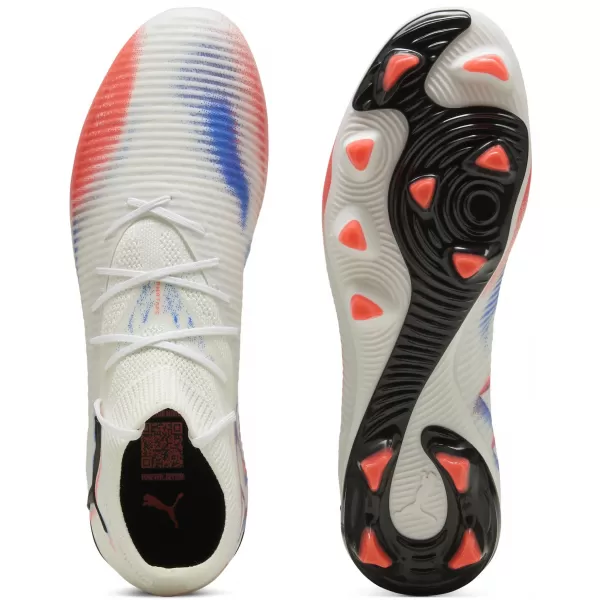  Pantofi pentru bărbați PUMA FUTURE 8 PRO FG/AG 10858801 WHITE/ ALB/PUMA NEGRU/ROȘU STRĂLUCITOR 