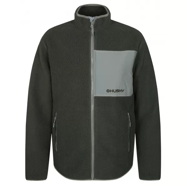  Panoul pentru bărbați HUSKY ADDY ZIP M GREEN DECOLORAT 