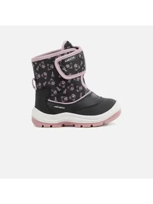 Botine pentru fete GEOX FLANFIL ABX G008905 NEGRU