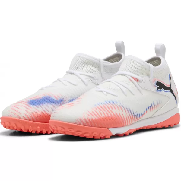  Pantofi pentru bebeluși PUMA FUTURE 8 MATCH TT + MID JR 10861601 WHITE/ ALB/PUMA NEGRU/ROȘU STRĂLUCITOR 