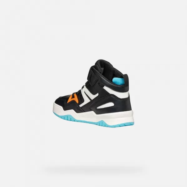  Adidași pentru băieți GEOX PERTH J567RA054FUC0038 NEGRU 
