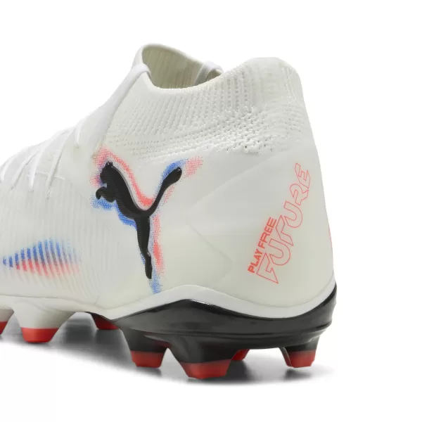  Pantofi pentru bărbați PUMA FUTURE 8 PRO FG/AG 10858801 WHITE/ ALB/PUMA NEGRU/ROȘU STRĂLUCITOR 