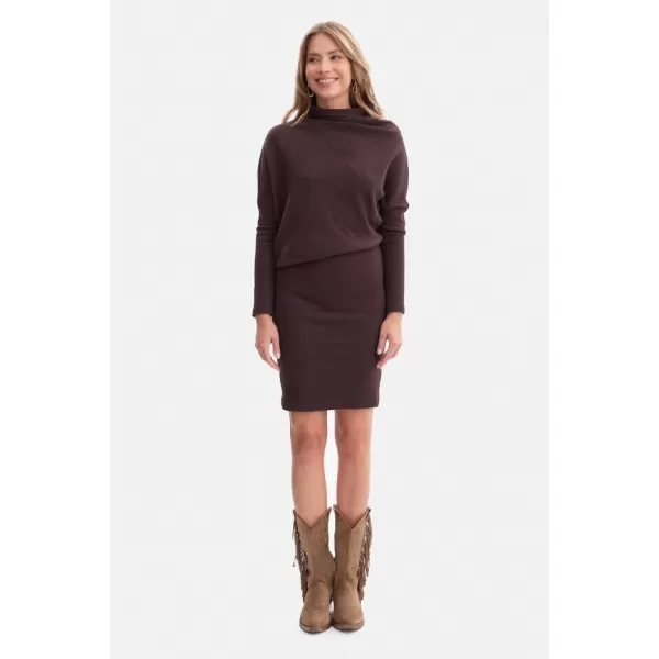  Rochie BEWEAR B309 CIOCOLATA NEAGRA 