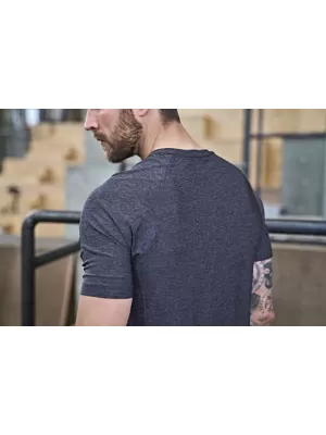 Tricou pentru bărbați TEE JAYS | TJ 7020 MELANGE NEGRU