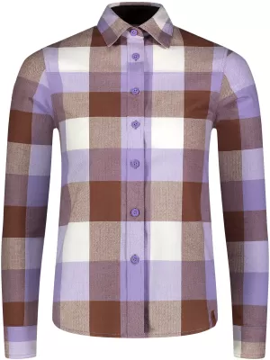 Cămașă de flanel pentru femei NORDBLANC HALCYON NBSSL8244 VIOLET
