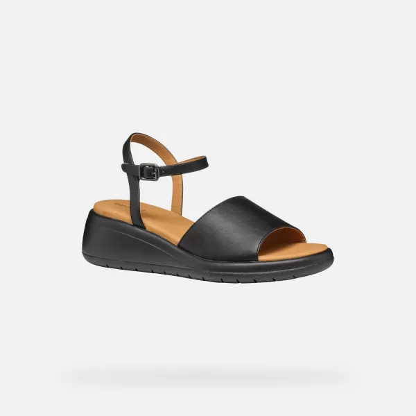  Sandale de dama GEOX MELICONIA NEGRU 