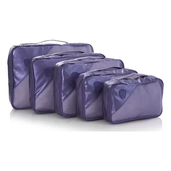  Set de organizatori HEYS METALLIC PACKING CUBE 5PC OBICEIURI 