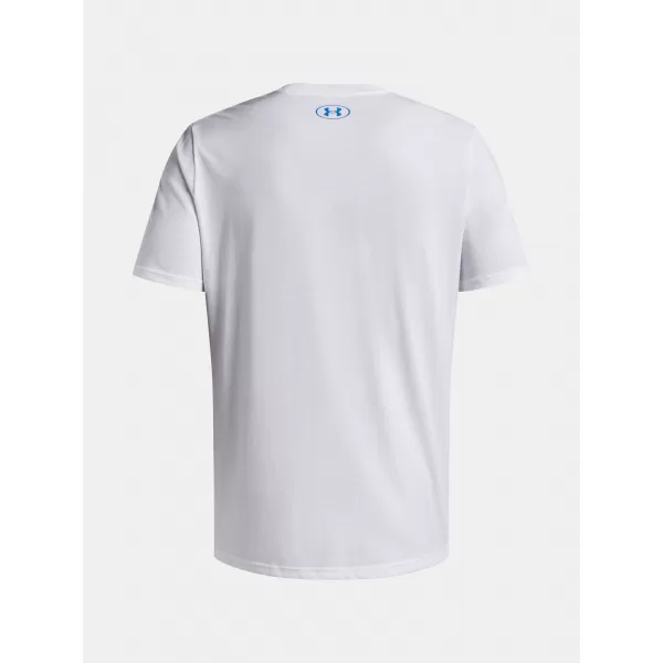  Tricou pentru bărbați UNDER ARMOUR UA TRIPLE STACK LC LOGO SS ALB 