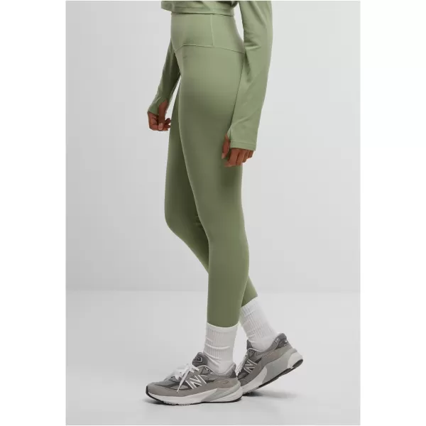  Pantalonii pentru doamne URBAN CLASSICS TB7804 MATCHA GREEN 