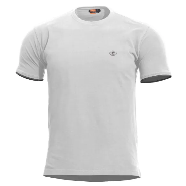  tricou PENTAGON LEVANTES CREWNECK STRIPES K09026 ALB 
