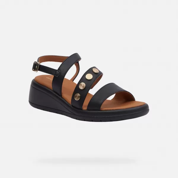  Sandale de dama GEOX MELICONIA G000972 NEGRU 