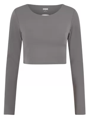 Tricou de damă URBAN CLASSICS TB7807 SENIOR GRI