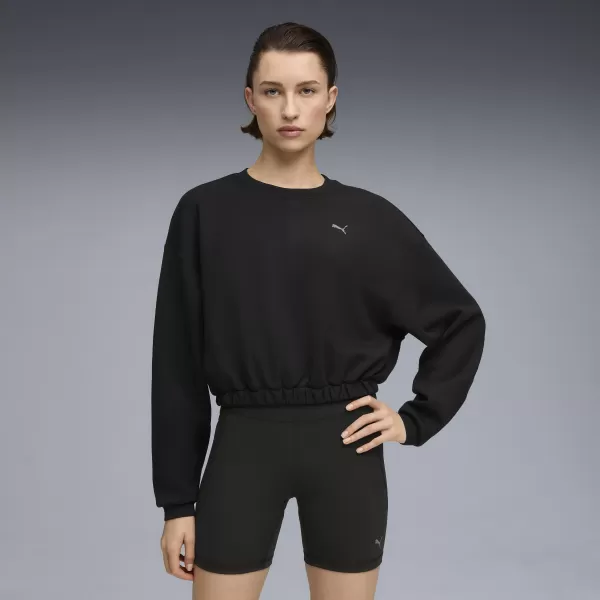  Panoul pentru doamne PUMA W CLOUDSPUN CREW 52746101 PUMA NEGRU 